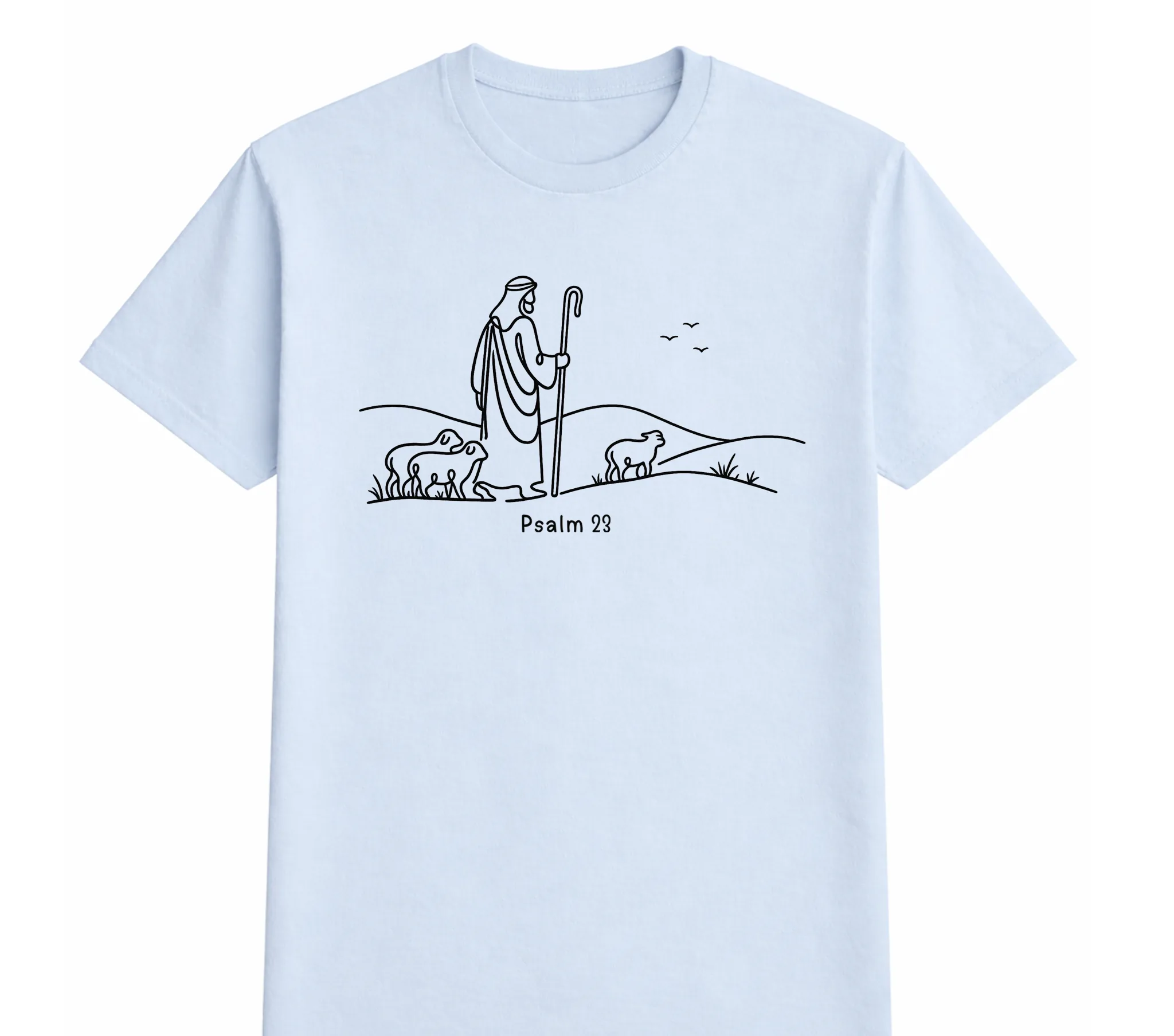 Shepherd Minimalist Tee - The Light Blue Tee